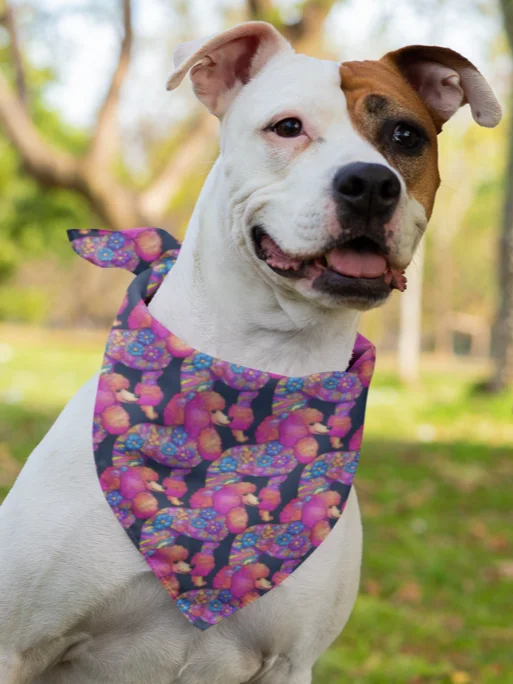 Flower Power Poodle #1 - Bandana product image (2)