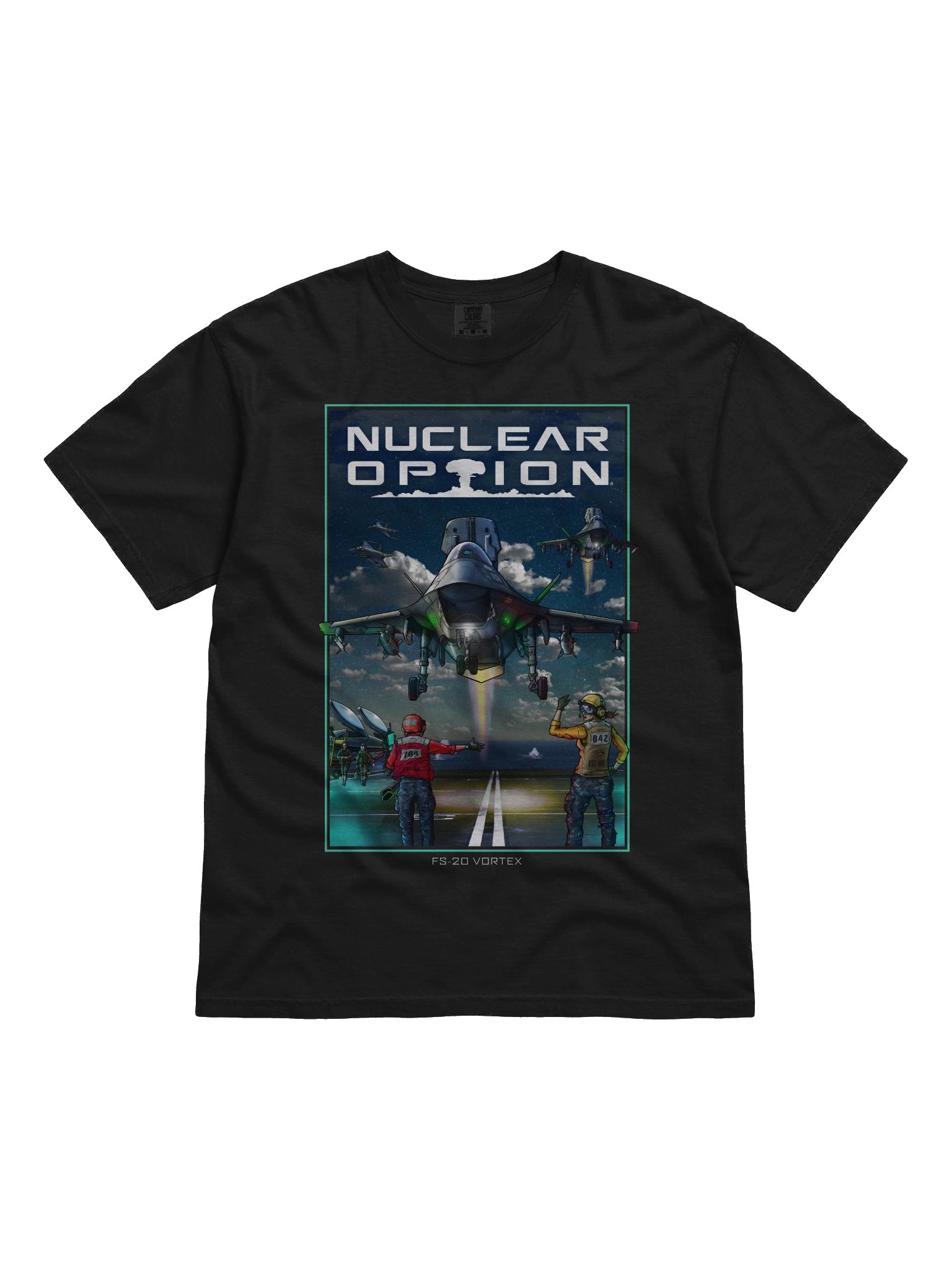 Vortex - Grey Flat (Night) Tee product image (1)