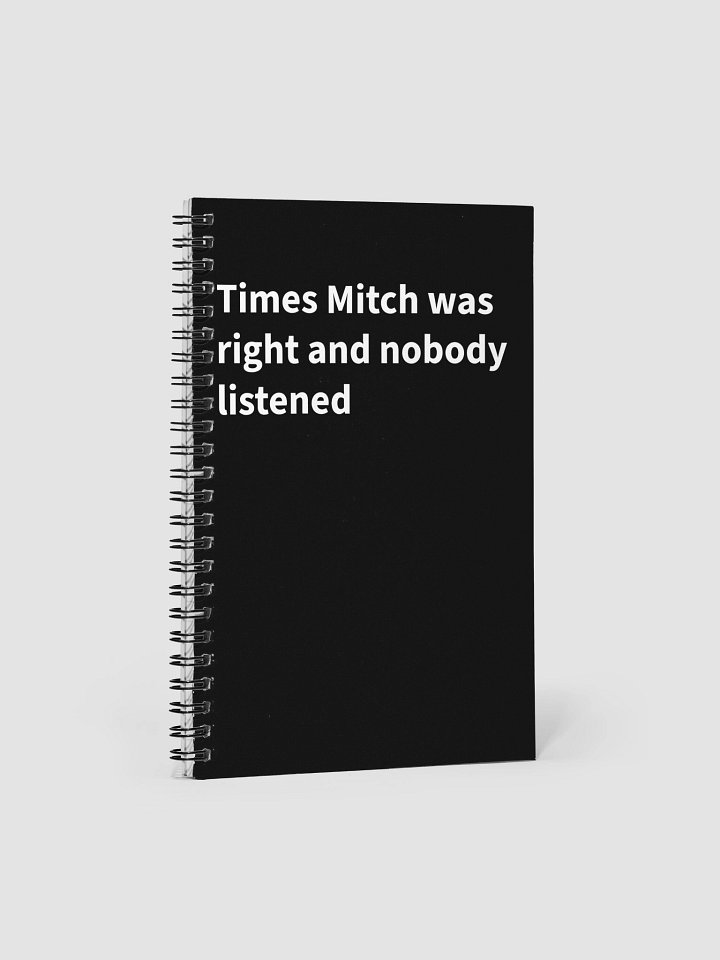 MITCH WAS RIGHT NOTEBOOK product image (1)
