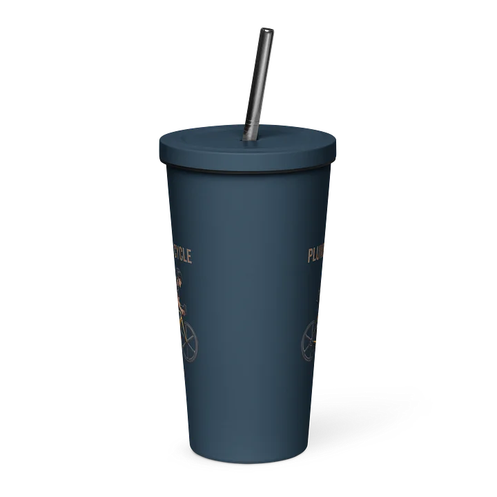 Plumber Athlete Tumbler with Straw | Mens Cycling Edition product image (10)