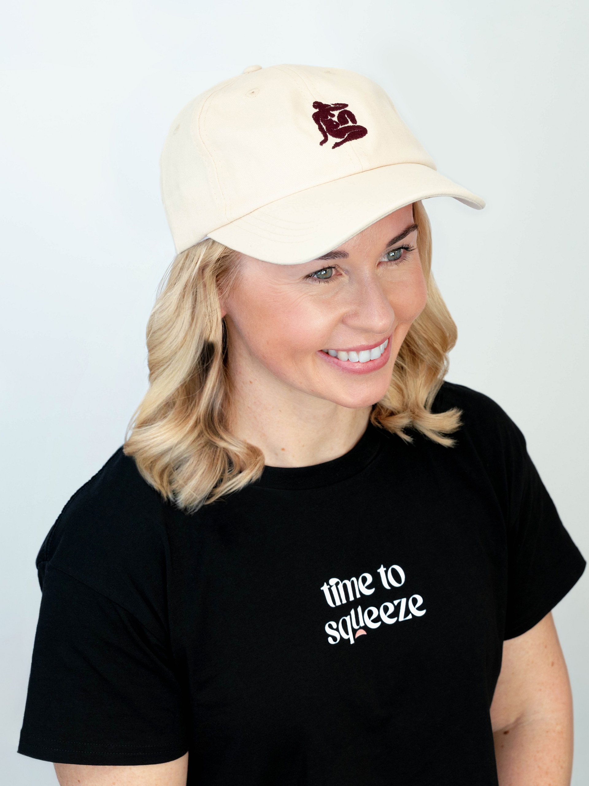 Shire Women's Physio x Time to Squeeze Dad Hat (Cream) product image (3)