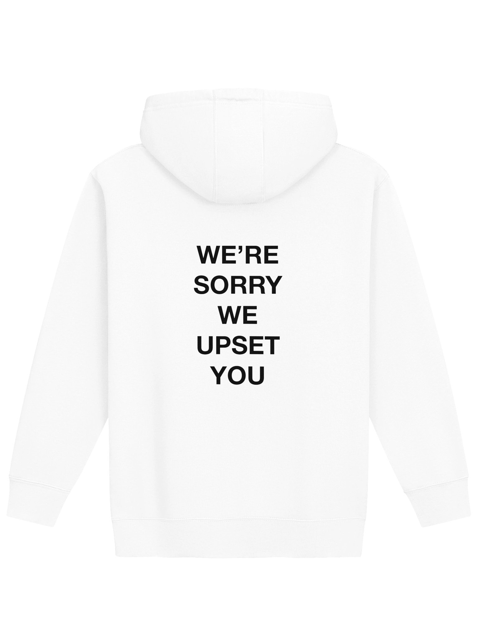 We’re Sorry We Upset You Group Apology Hoodie — Oatmeal product image (2)
