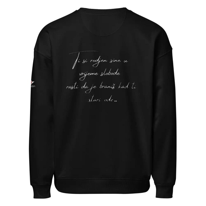 HOS DOMOVINI VJERNI organic Sweatshirt Gussi Brada product image (2)