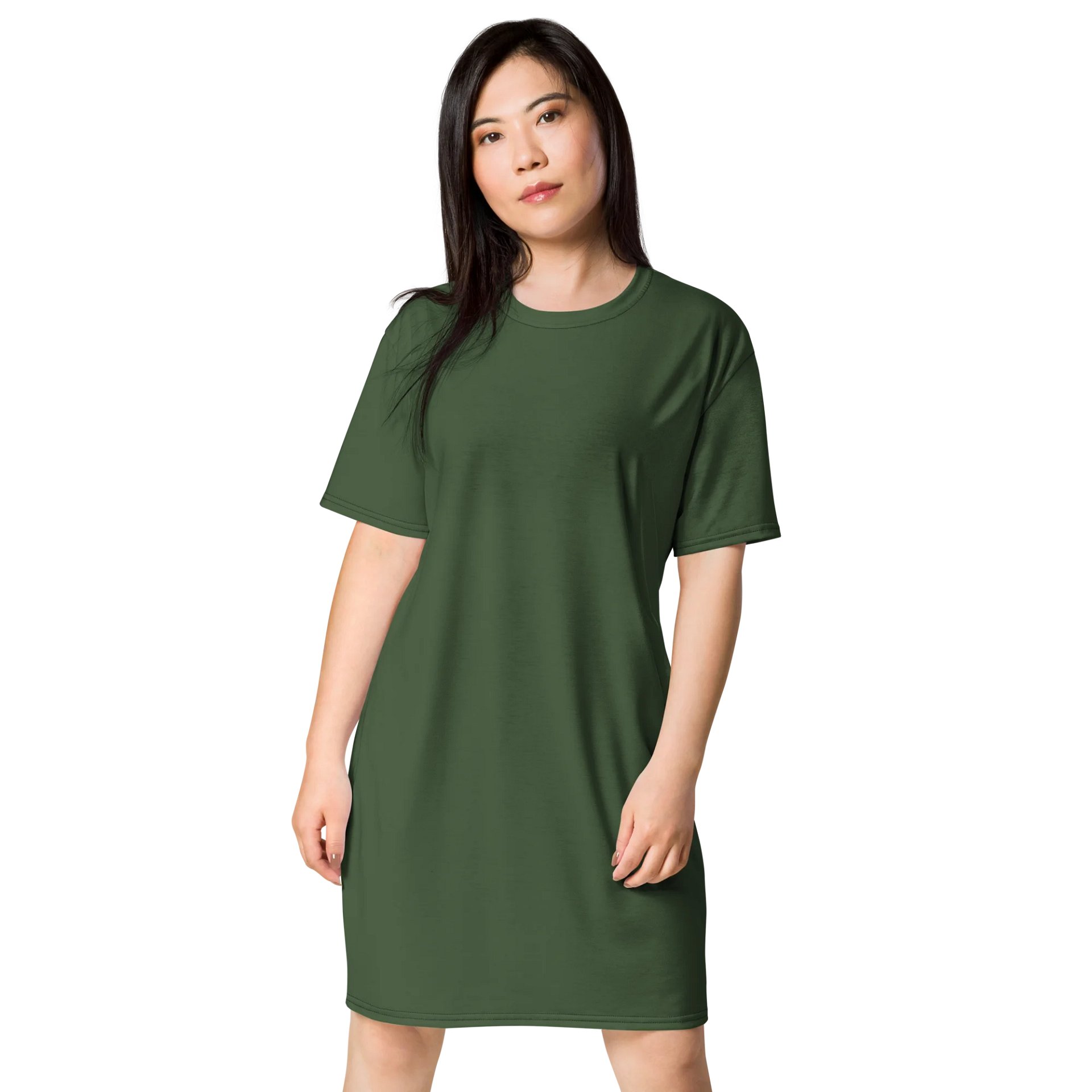 Oversized T-Shirt Dress - Earthy Tom Thumb, Sizes 2XS-6XL product image (1)