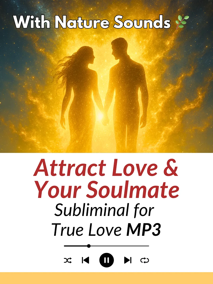 Attract Love & Your Soulmate - Subliminal for True Love | MP3 Audio Download product image (1)