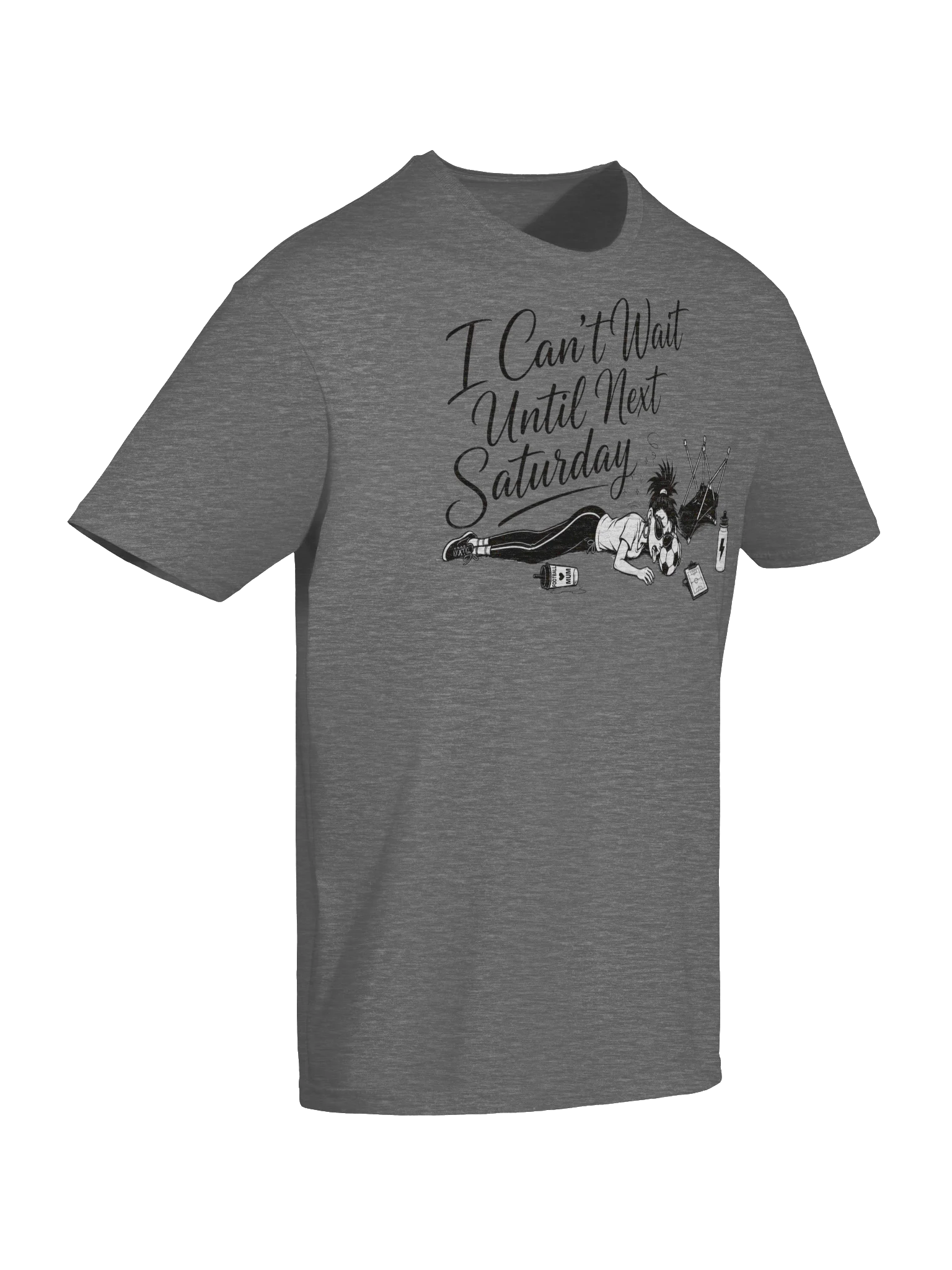 Can't Wait Until Next Saturday Tee Football product image (6)