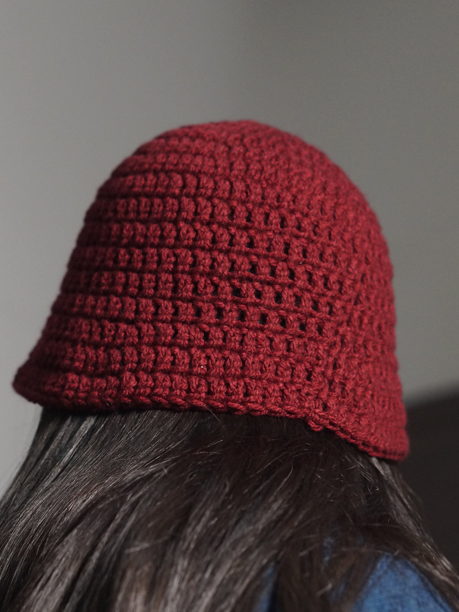 Double crochet bucket hat crochet pattern product image (4)