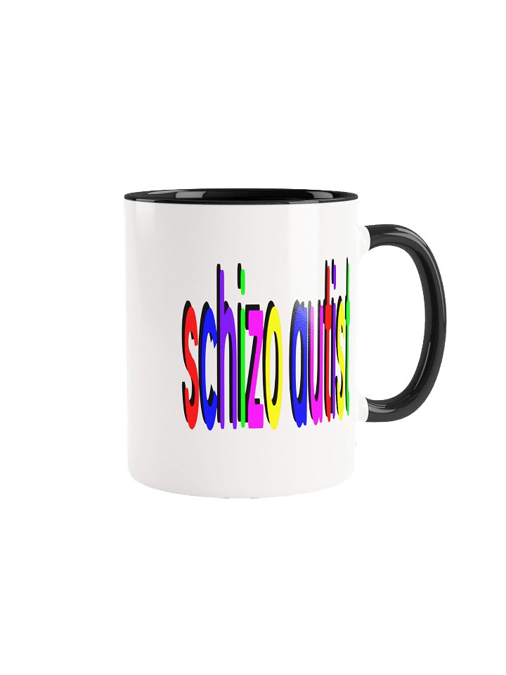 schizo autist milk mug product image (1)