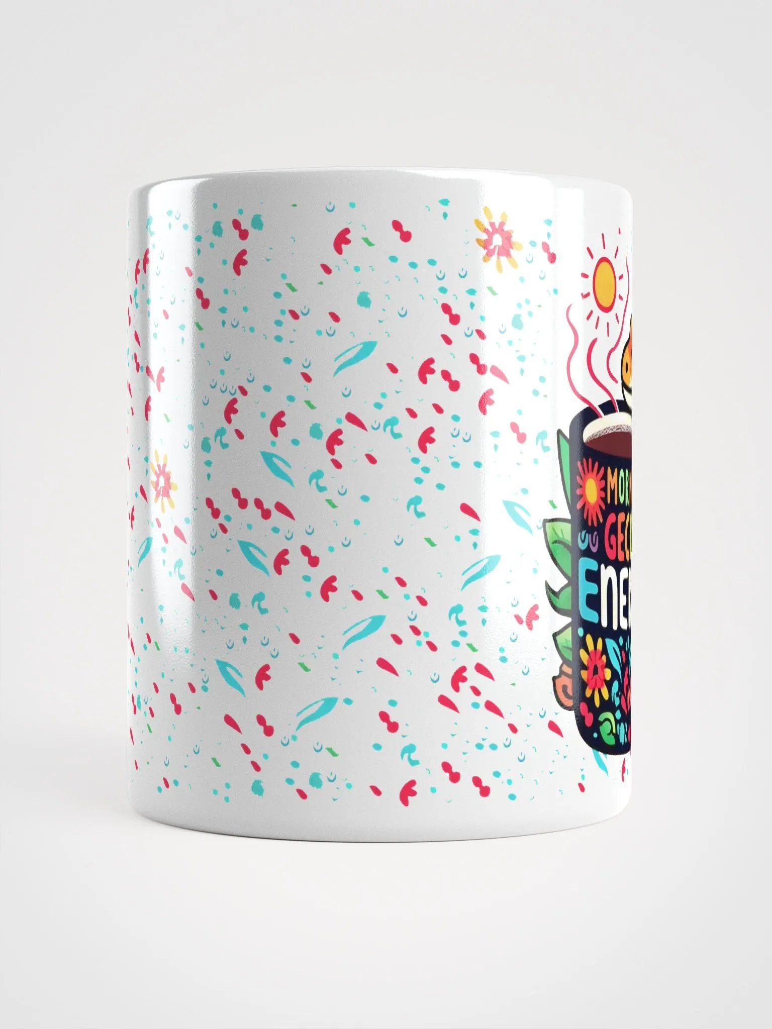 MORNING GECKO ENERGY Floral Mug product image (5)