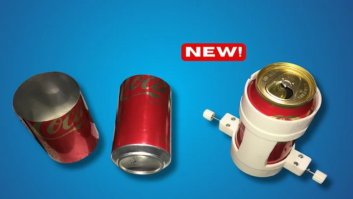 3D Printed Dual Bladed Soda Can Cutting Tool - ASSEMBLED product image (2)