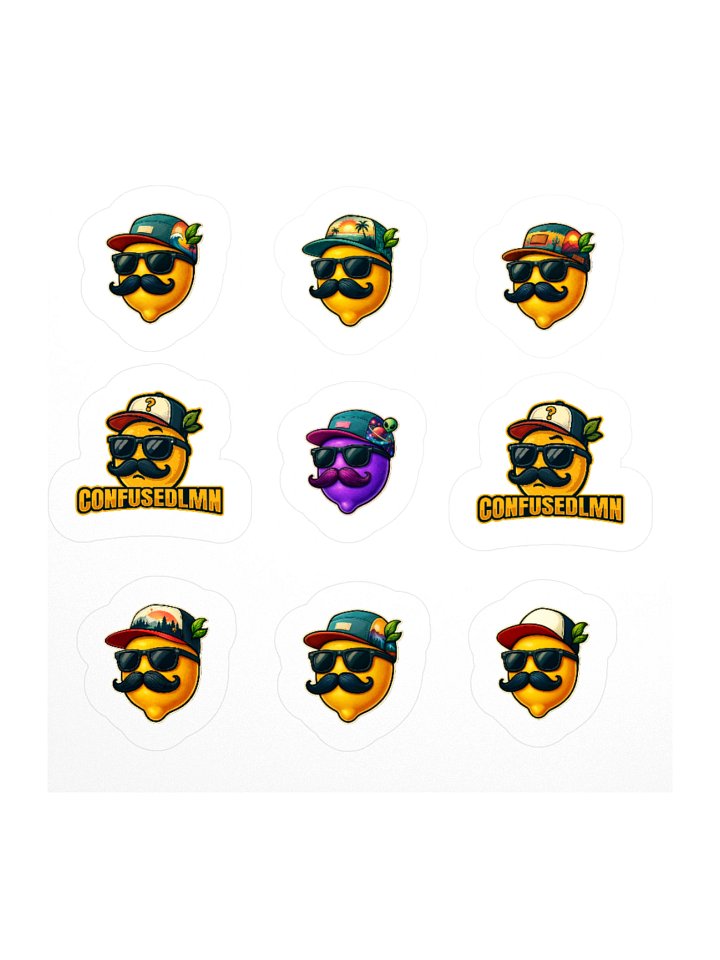 Lemon Crew Sticker Set product image (1)