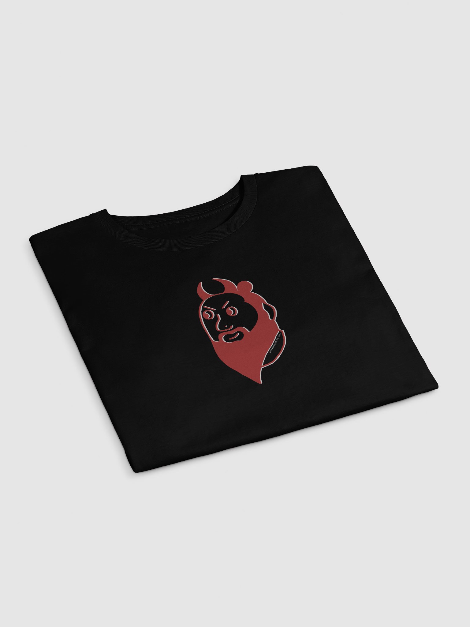 The Face of Iblees (Satan) Crop T-Shirt product image (3)