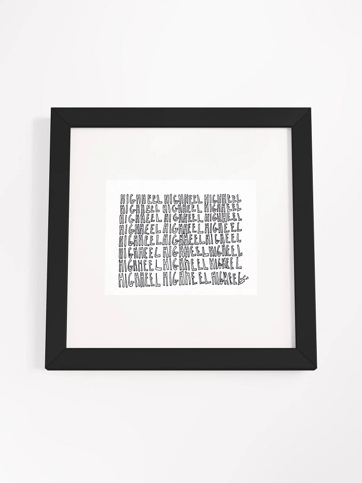 HIGHHEEL Panel Card Print Framed product image (2)