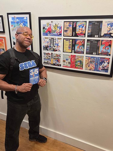 35 Years...I was there from the beginning to see the blue blur @sonicthehedgehog come into existence. S/O to @sega @iam8bit f...