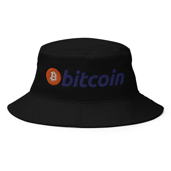 Embroidered Bitcoin Bucket Hat product image (1)