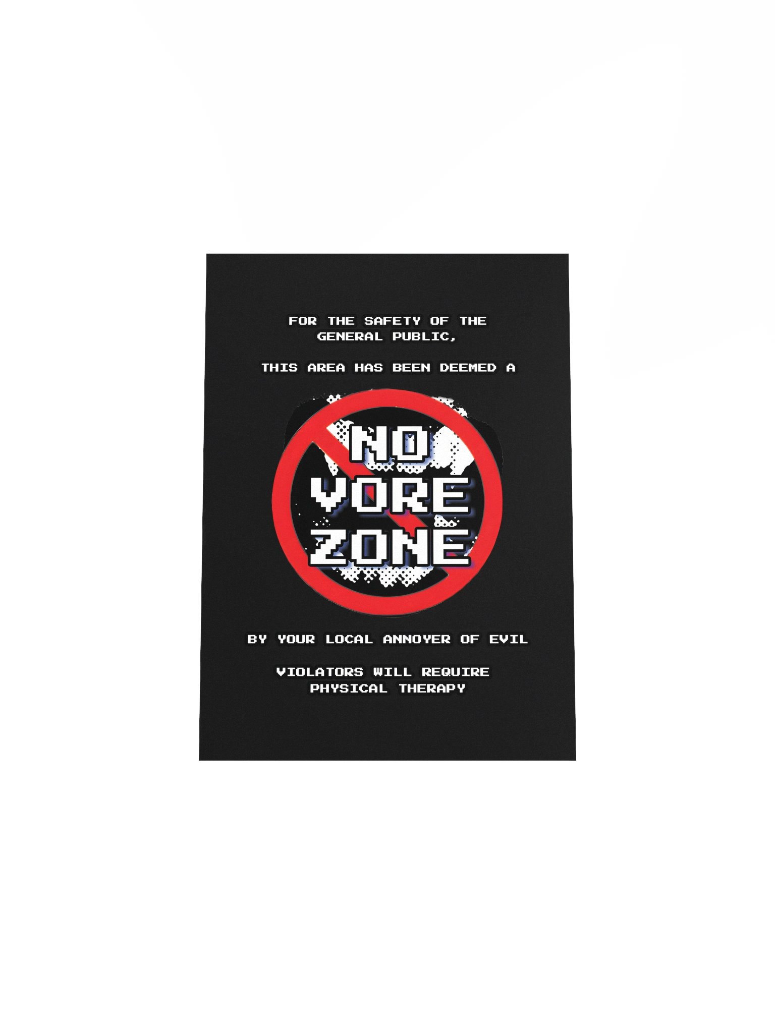 NO VORE ZONE poster product image (25)