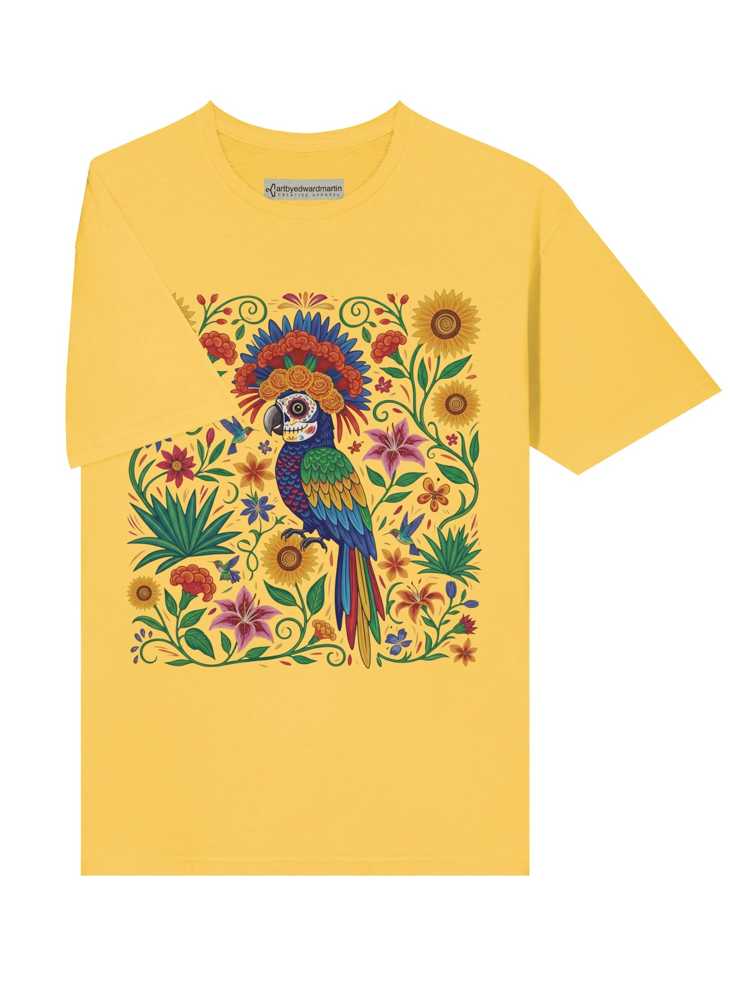 Parrot Dia de Muertos Unisex T-Shirt product image (174)
