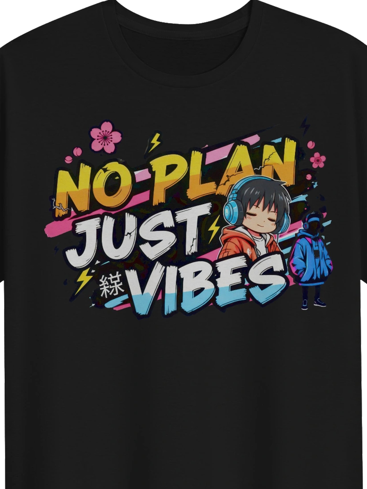 Gildan Unisex Softstyle Graphic Tee - No Plan Just Vibes product image (2)