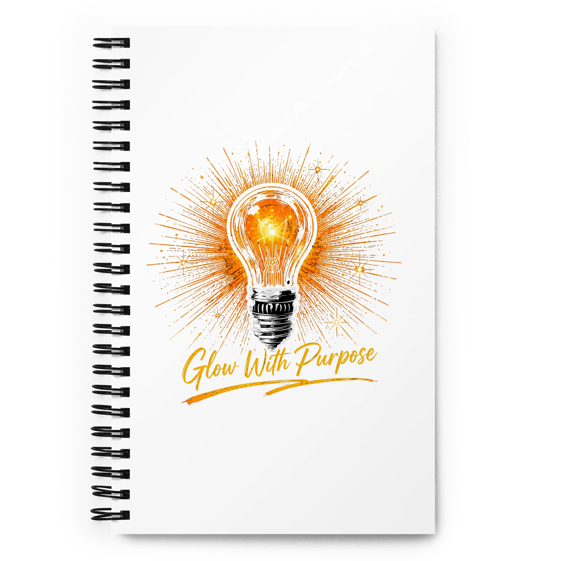 Glow With Purpose Spiral Notebook | Inspirational Journal for Reflection product image (5)