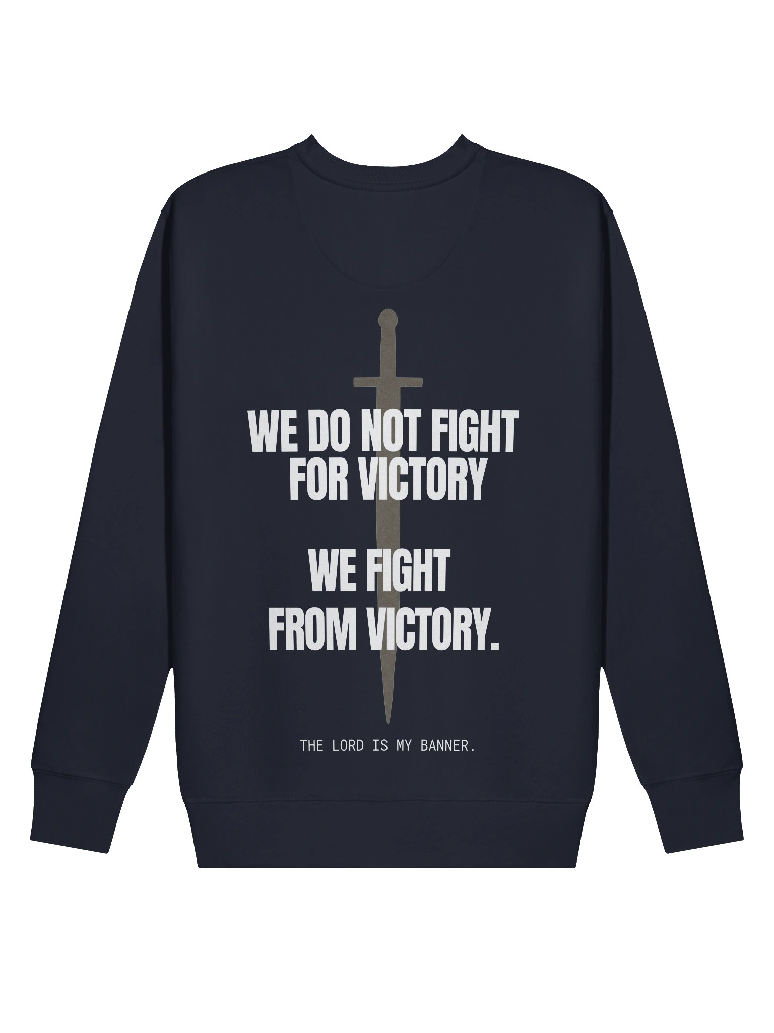 Jehovah Nissi "Victory Standard" Heavyweight Crewneck product image (10)