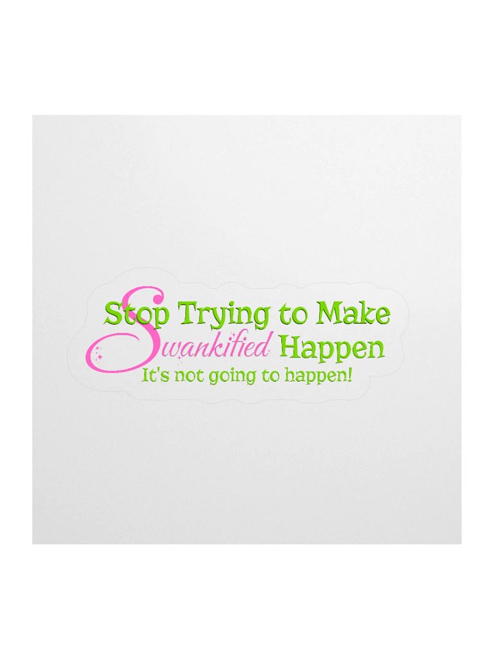 Swankified Stickers – Kiss-Cut Vinyl Wicked x Mean Girls Meme Decals product image (1)