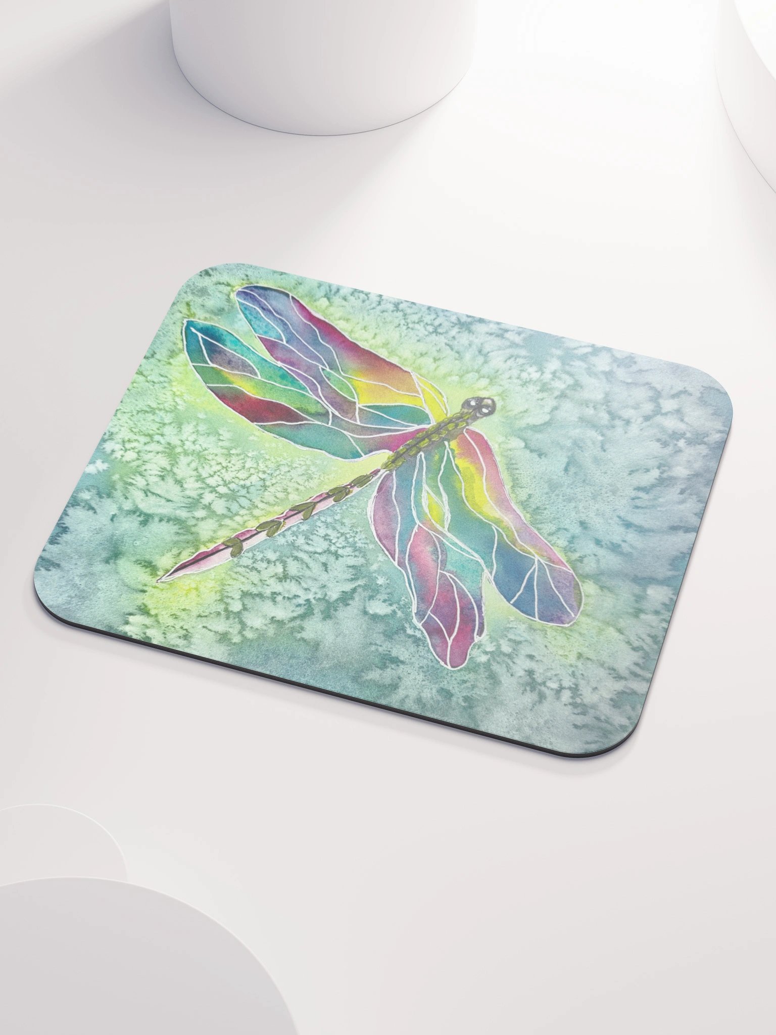 Rainbow Dragonfly Mouse Pad product image (3)