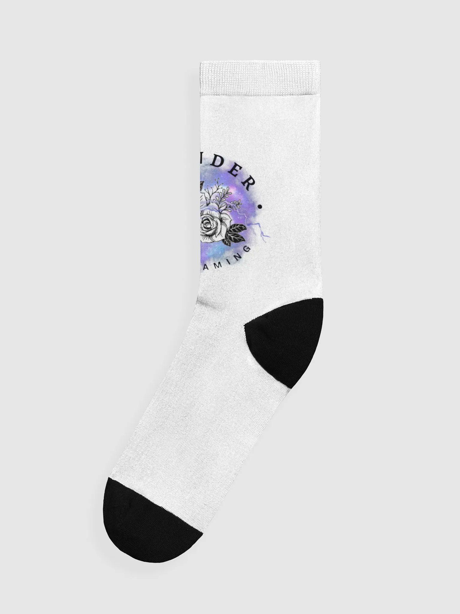ThunderRoseGAMING Electric Bloom Crew Socks product image (1)