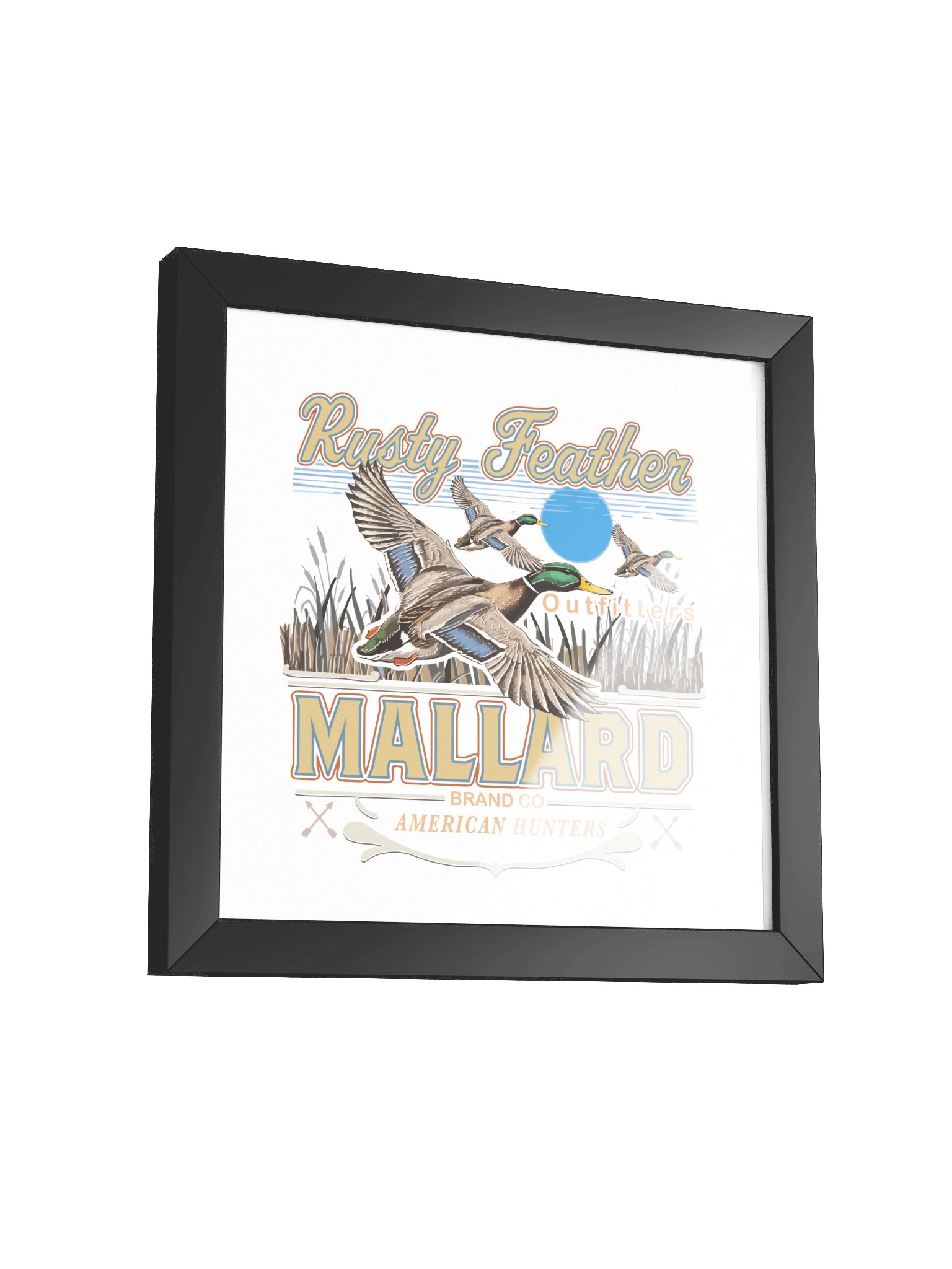 Rusty Feather Mallard Hunters Framed Poster product image (23)