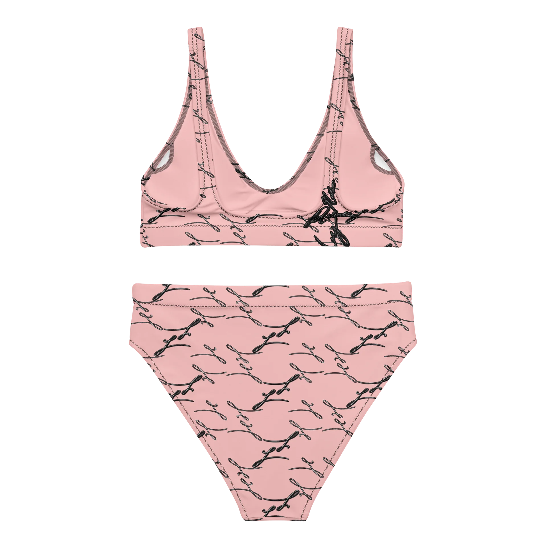 Petal Pink High-Waisted Bikini product image (3)