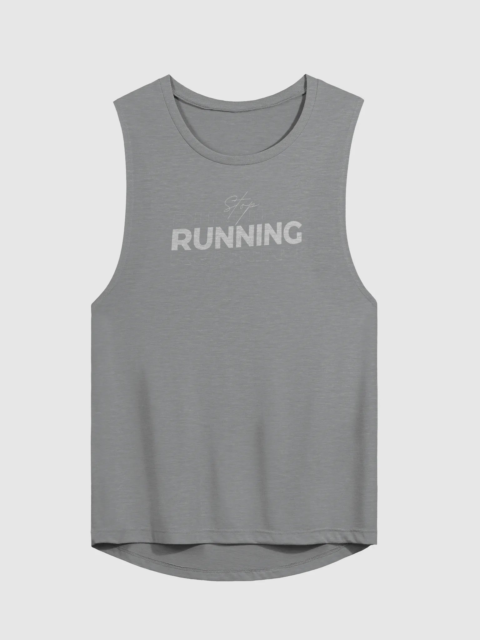 Women's Stop Running Muscle Tank product image (3)