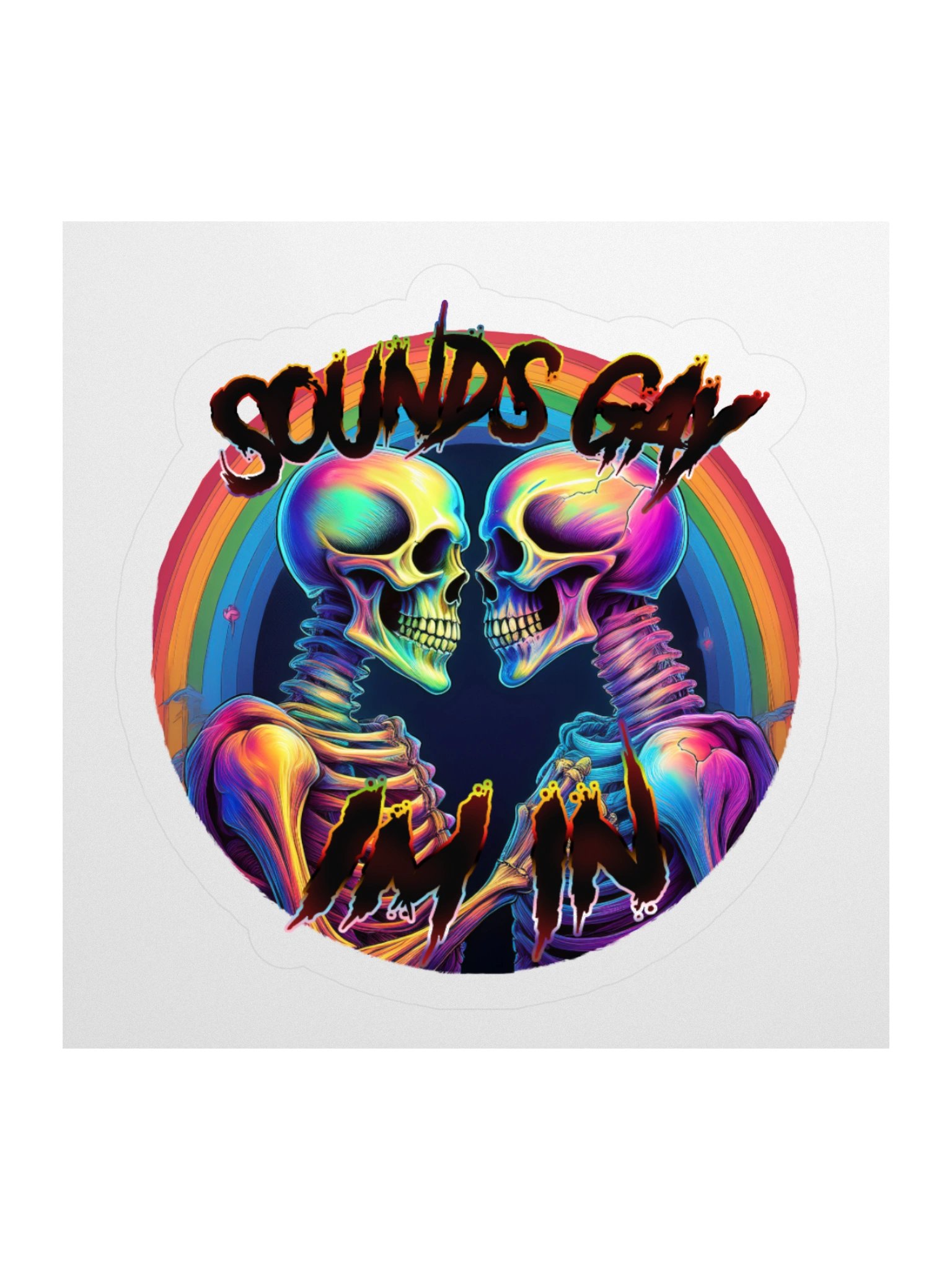 Sounds Gay Cut Stickers product image (2)