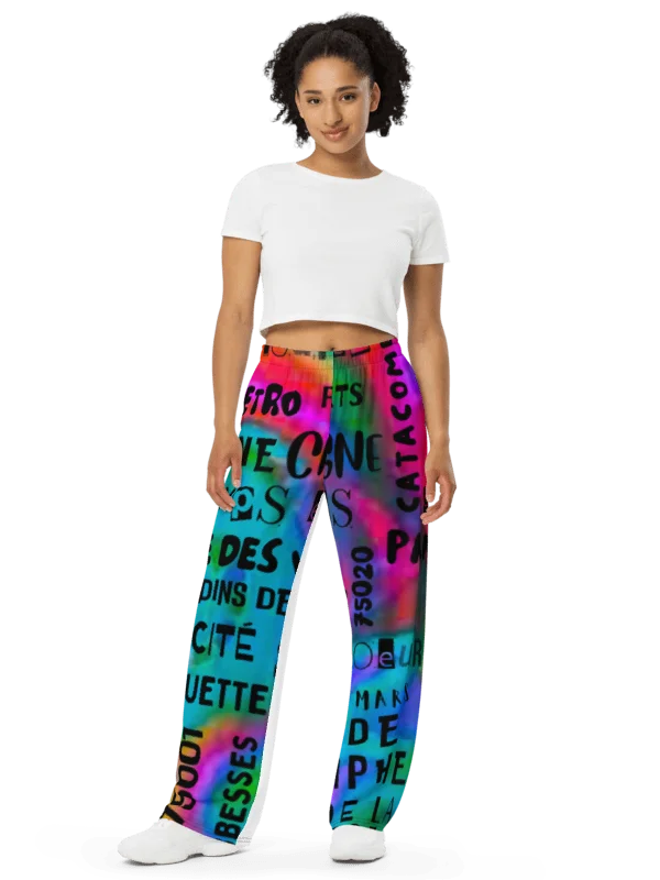 PARIS WORDS - WIDE LEG PANTS [11 SIZES] product image (1)