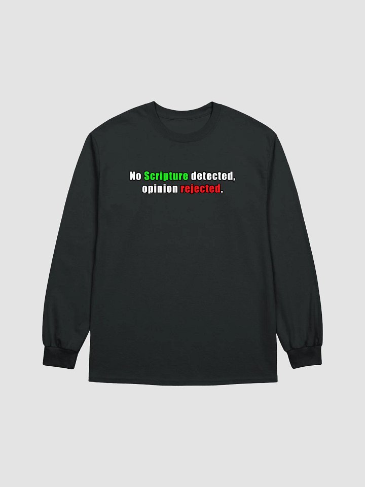 No Scripture Detected Long Sleeve product image (1)