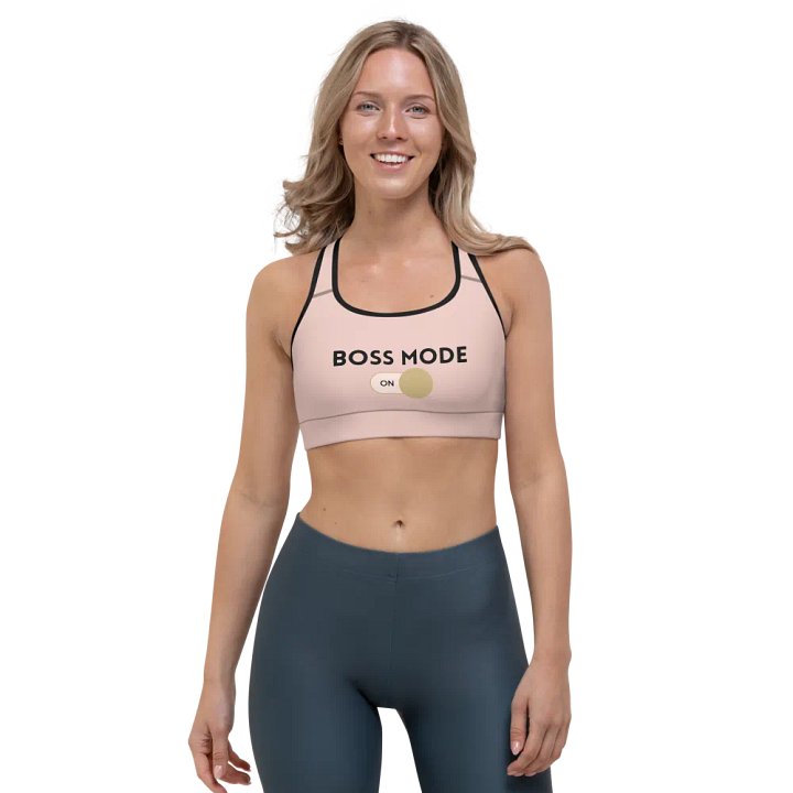 Boss Mode Sports Bra - Pink product image (1)