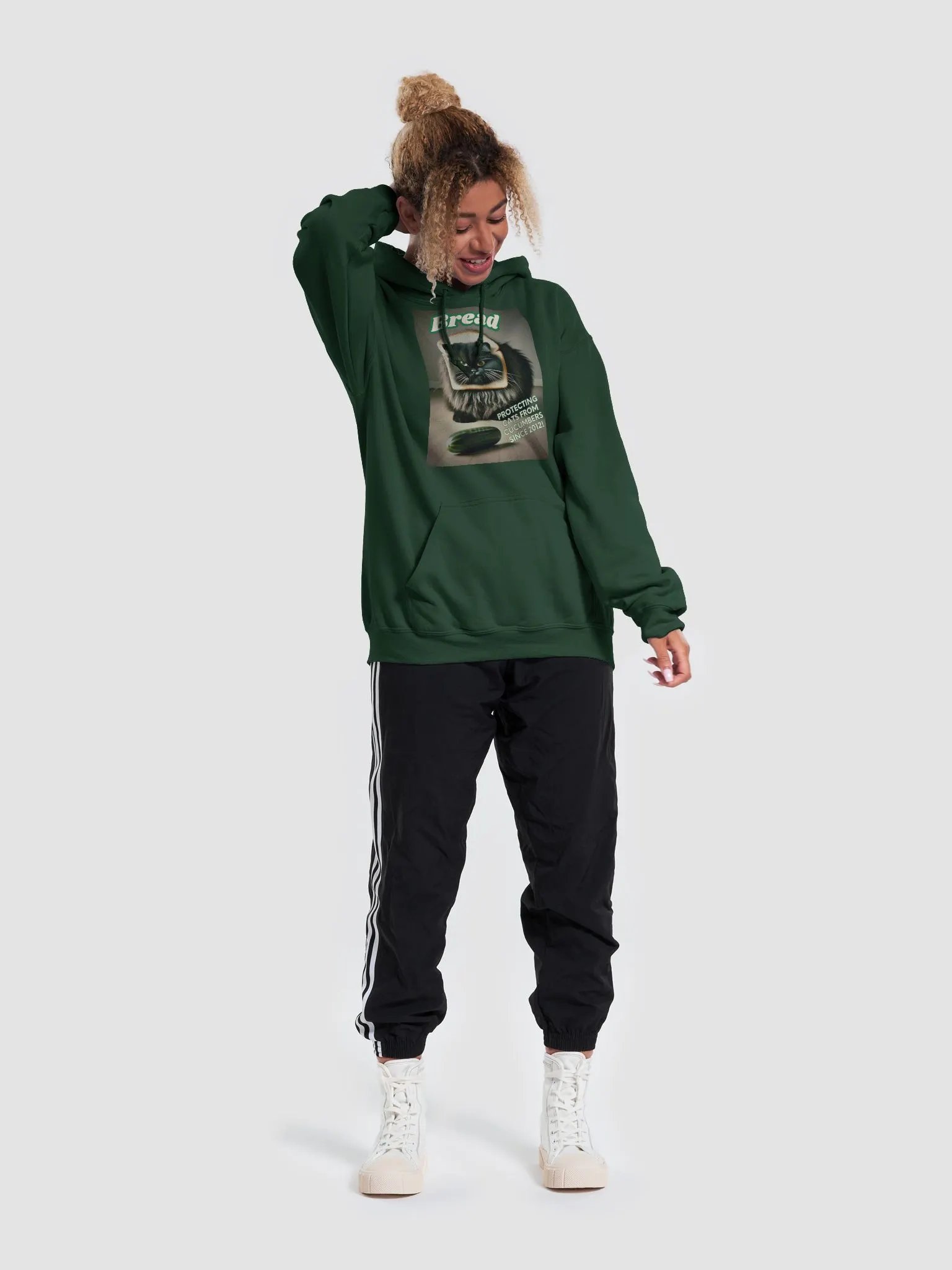 Bread - Protecting Cats From Cucumbers Hoodie product image (55)