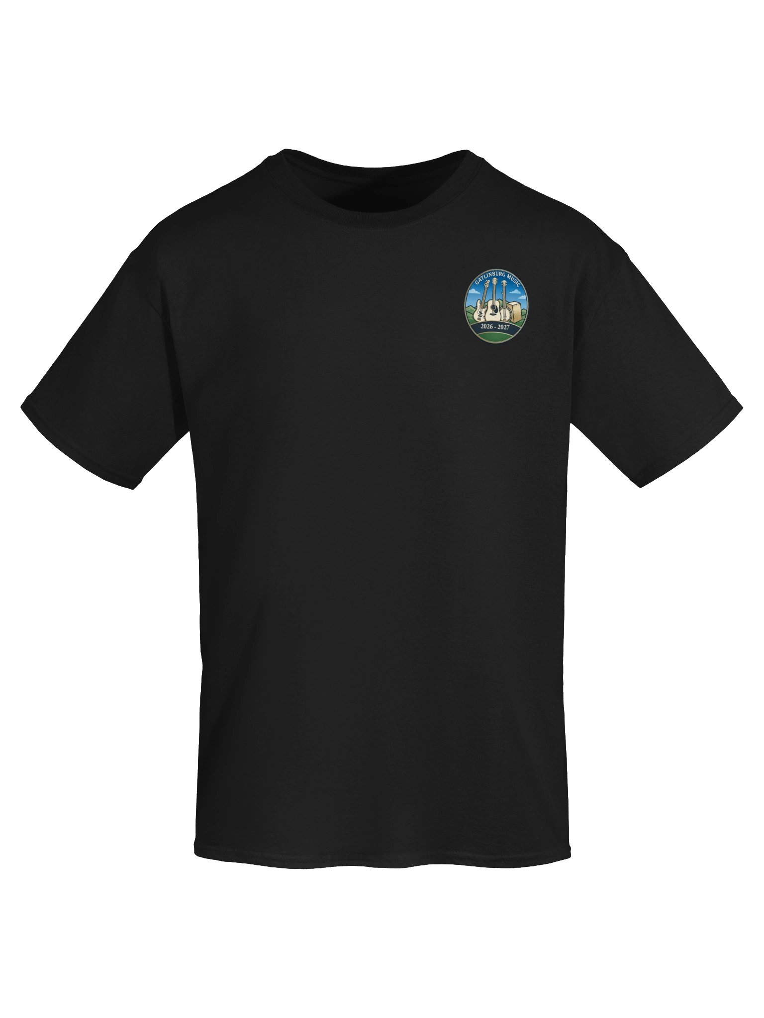 Gatlinburg Music 2026–2027 Standard T-Shirt White Lettering product image (5)