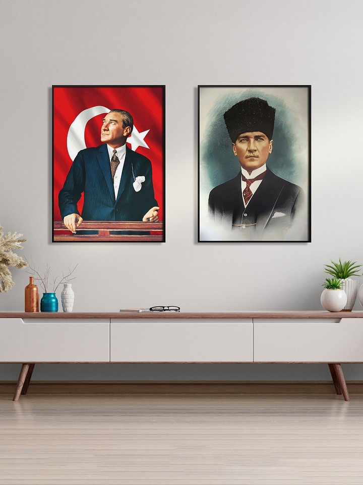 Atatürk Poster, Turkey — Mustafa Kemal Ataturk art product image (2)
