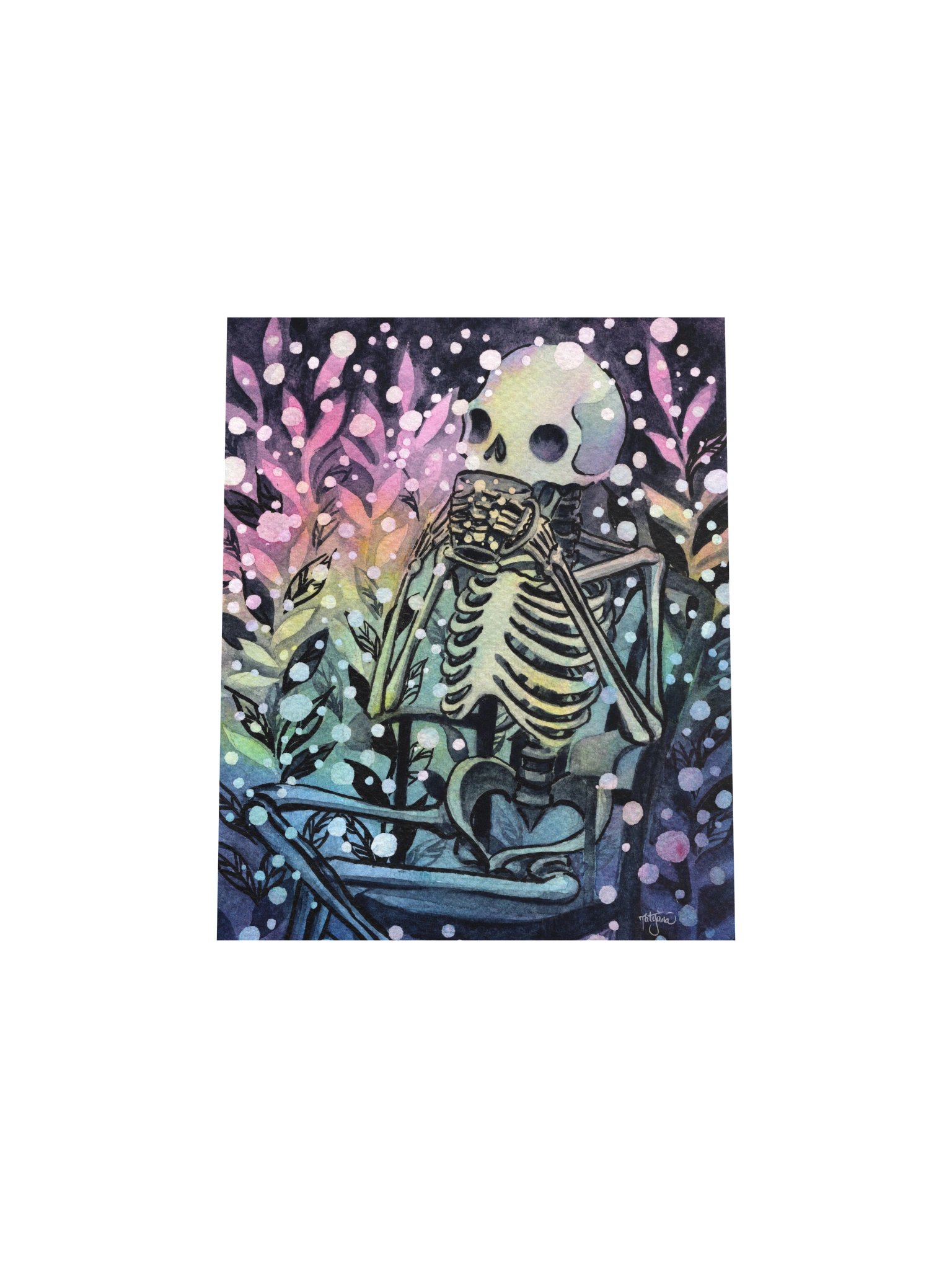Skeleton Tea ∙ Art Print product image (5)