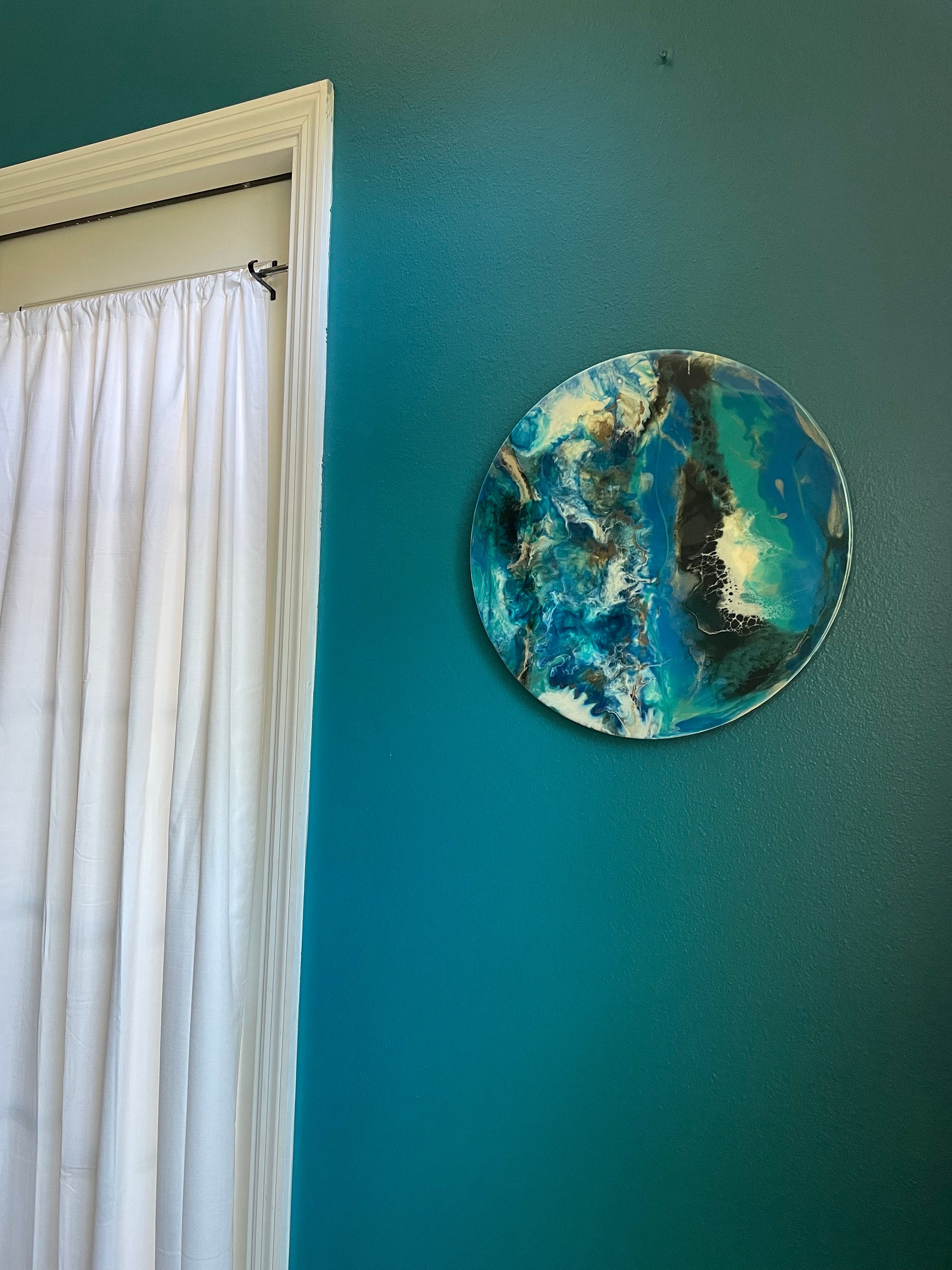 Earth's Ocean Inspired | Wall Art | Wall Decor | Resin-Wood product image (5)