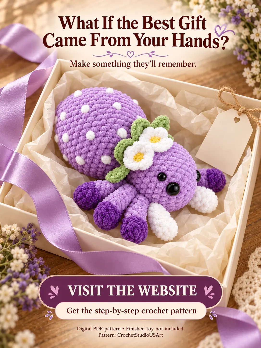Berry Sweet Spider Crochet Pattern product image (5)