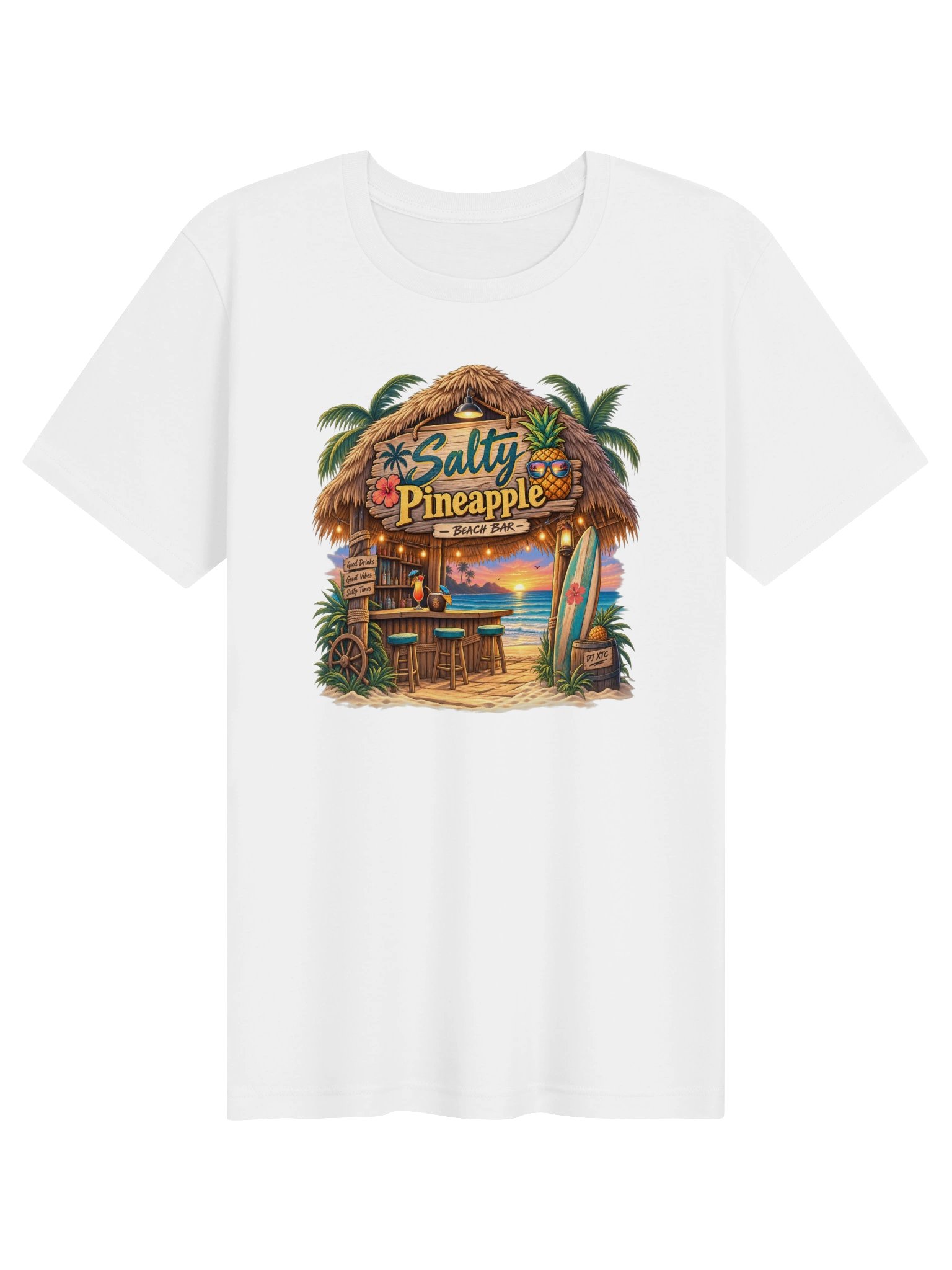Salty Pineapple Beach Bar T-Shirt product image (1)