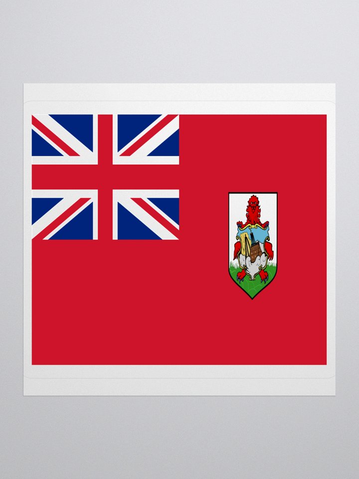 Exclusive Bermuda Flag Kiss-Cut Stickers - High-Quality Vinyl, Multiple Sizes product image (2)