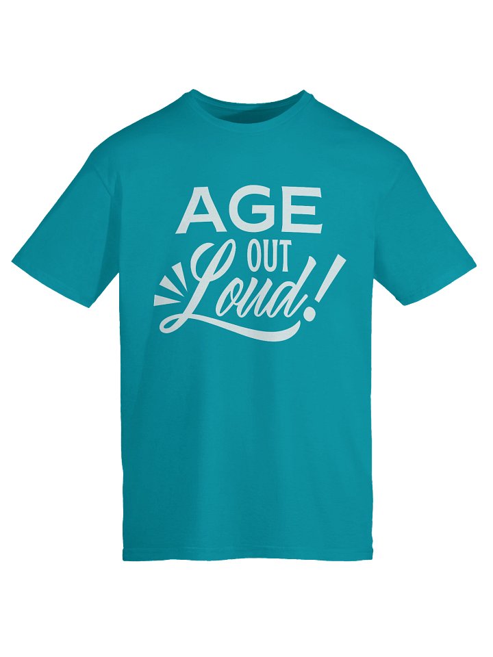 Unisex Softstyle T-Shirt by Gildan - "Age Out Loud" (Choice in Aging Logo Variant) product image (15)