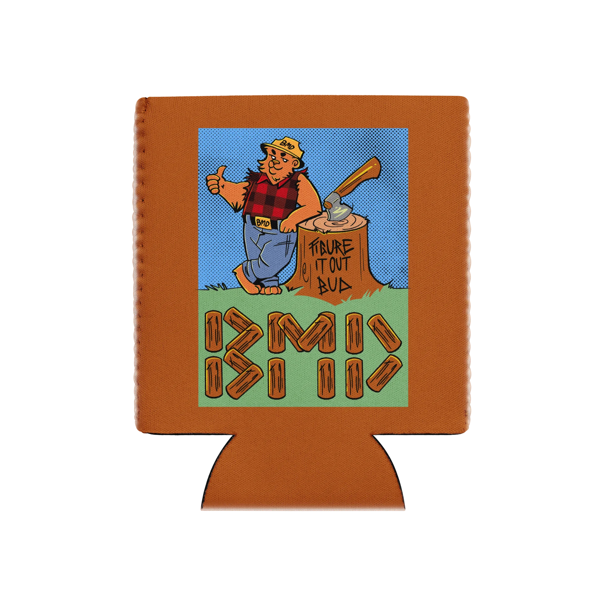 Lumberjack Bear BMD Wrestling Koozie product image (3)