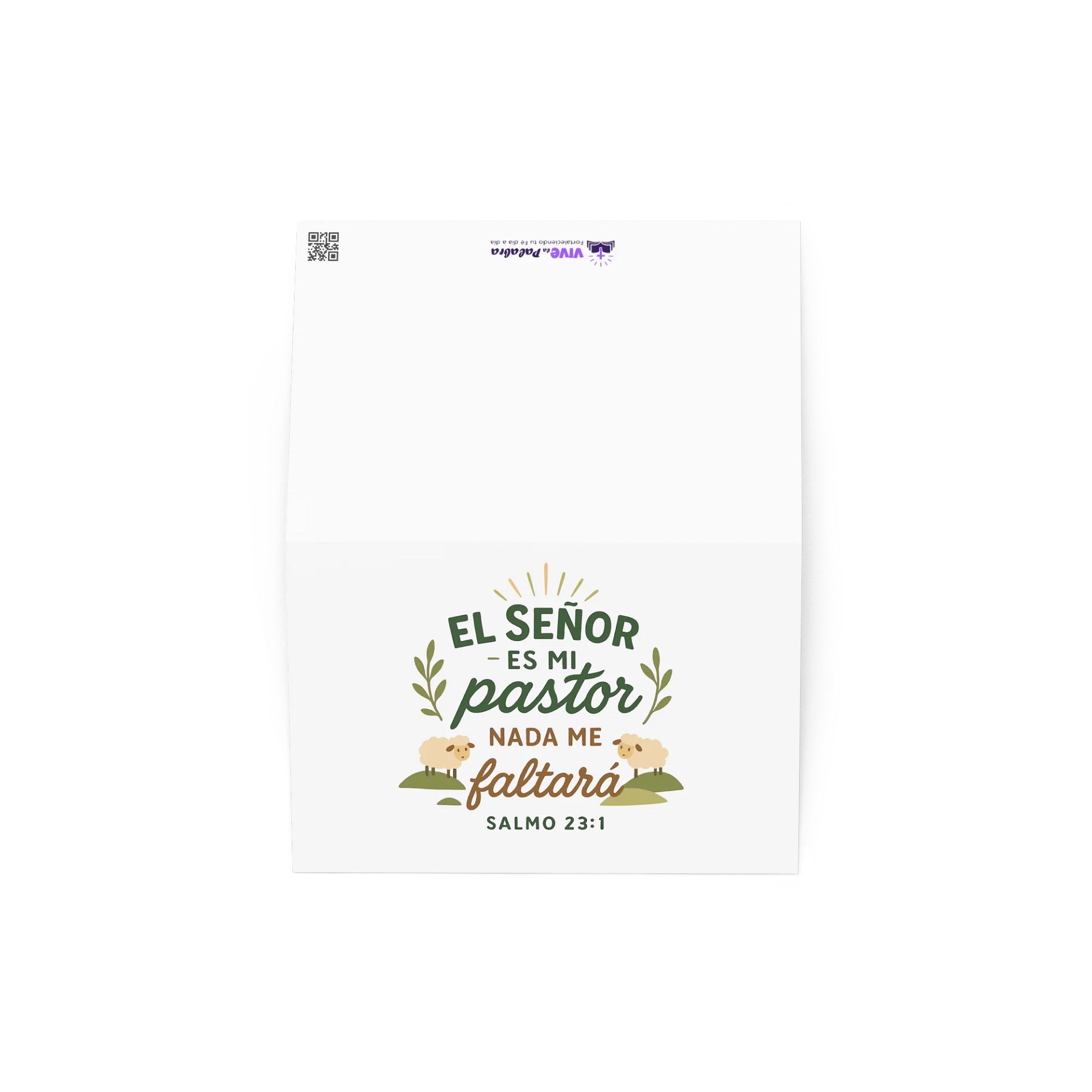 Spanish Christian Greeting Card – “El Señor es mi Pastor” – Psalm 23:1 product image (2)