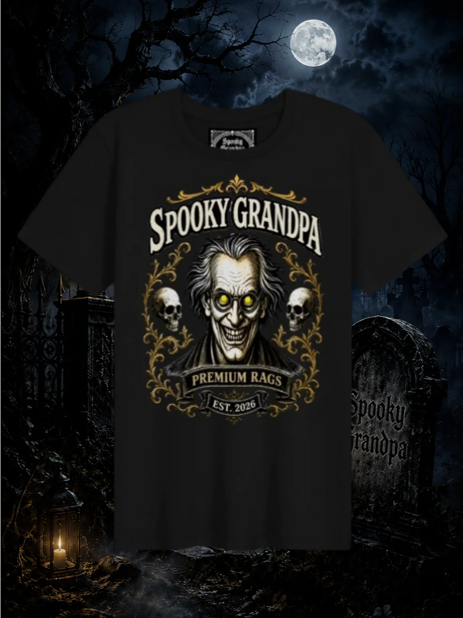 Spooky Grandpa "Premium Rags" Official Men's Tee product image (1)