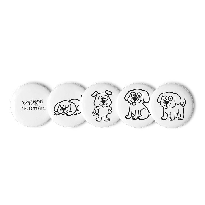 Happy Pup Pin Set product image (1)