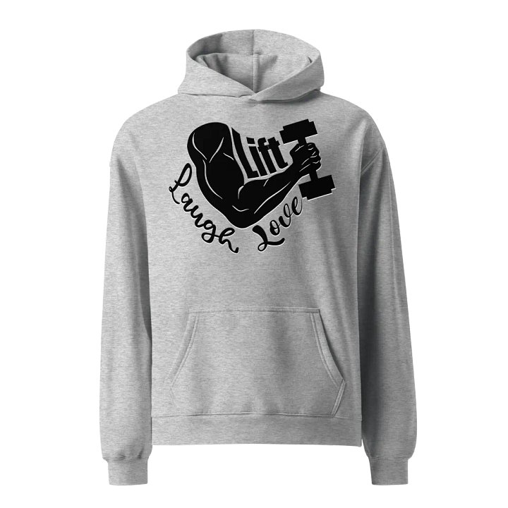 Lift Laugh Love Dark Mode Flex Pump Cover Hoodie product image (1)