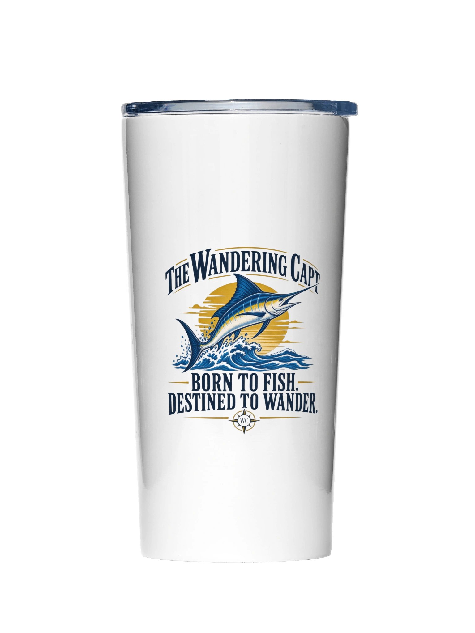Born to Fish. Destined to Wander. — 20 oz Tumbler product image (1)