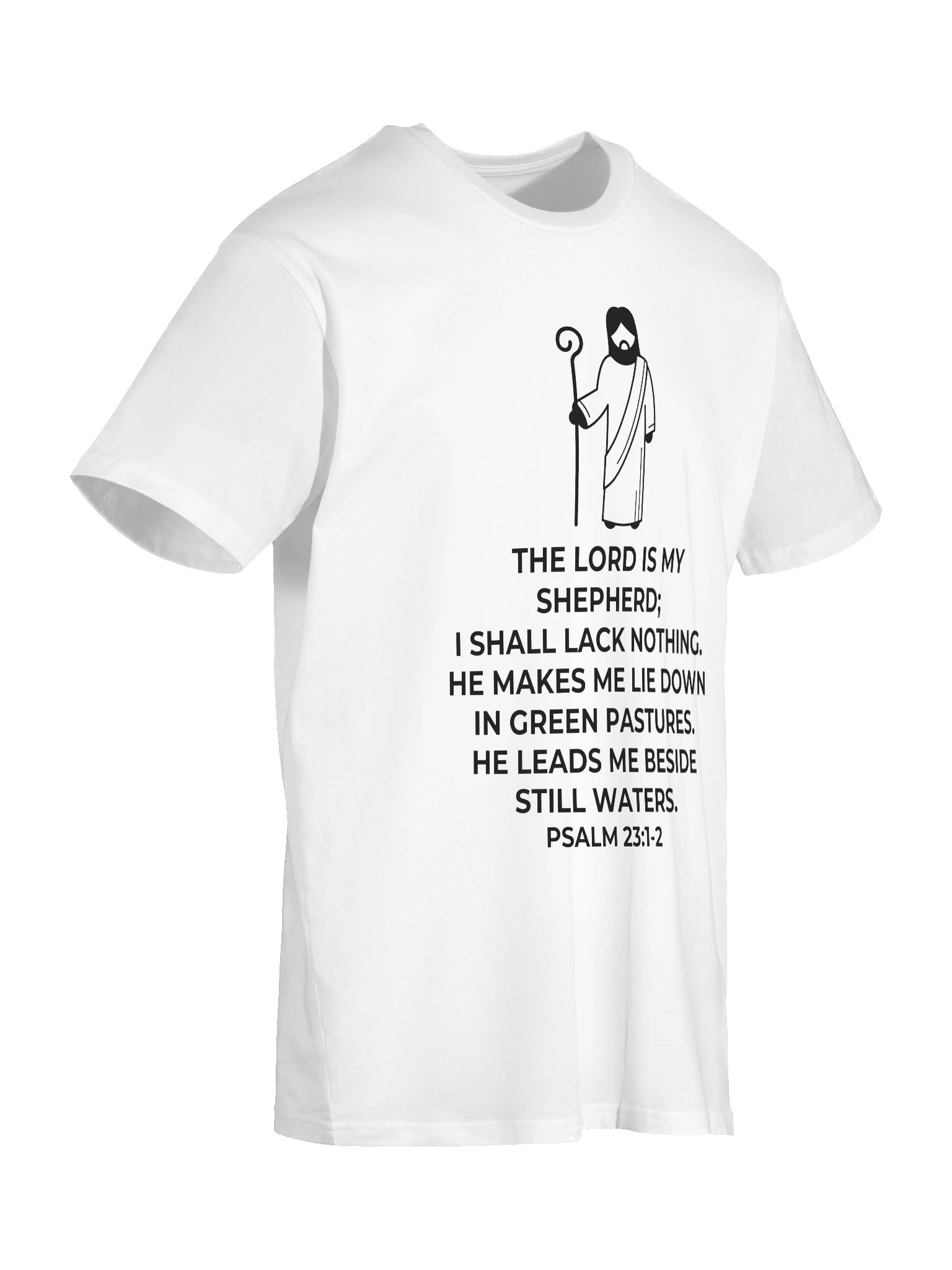 Psalm 23:1 Unisex Tee [Dark] product image (26)